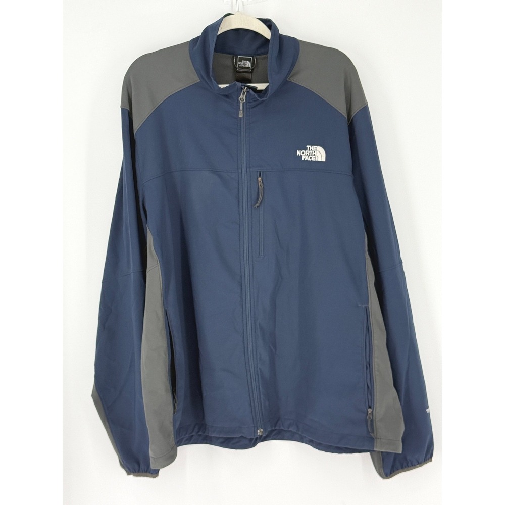 The North Face Mens Apex Bionic Softshell Jacket Blue Grey Gorpcore Size XL